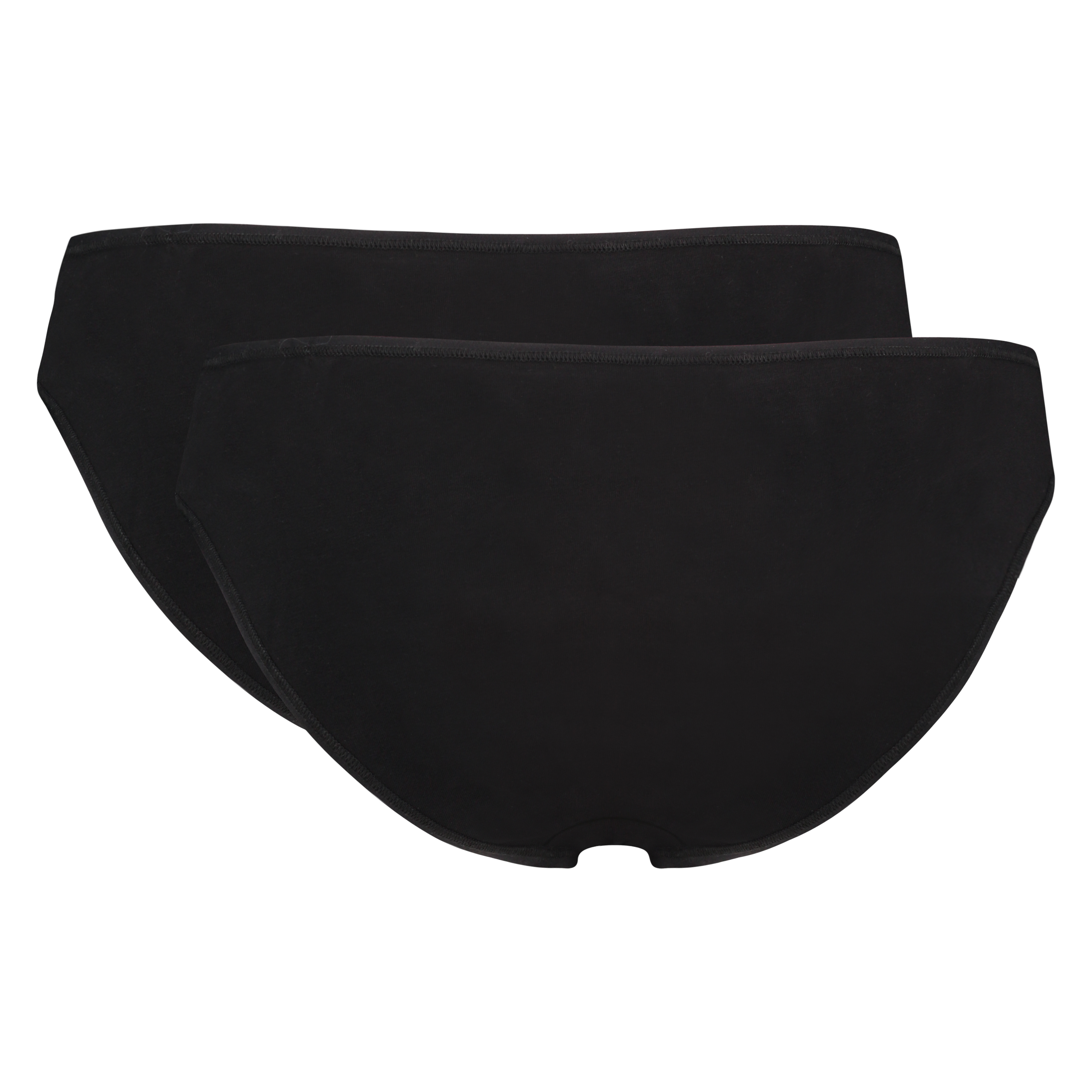 2 Cotton Briefs Kim, Black, main