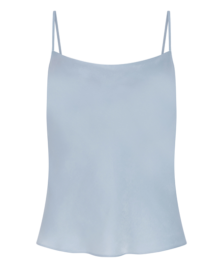 Cami Satin Minimal, Blue
