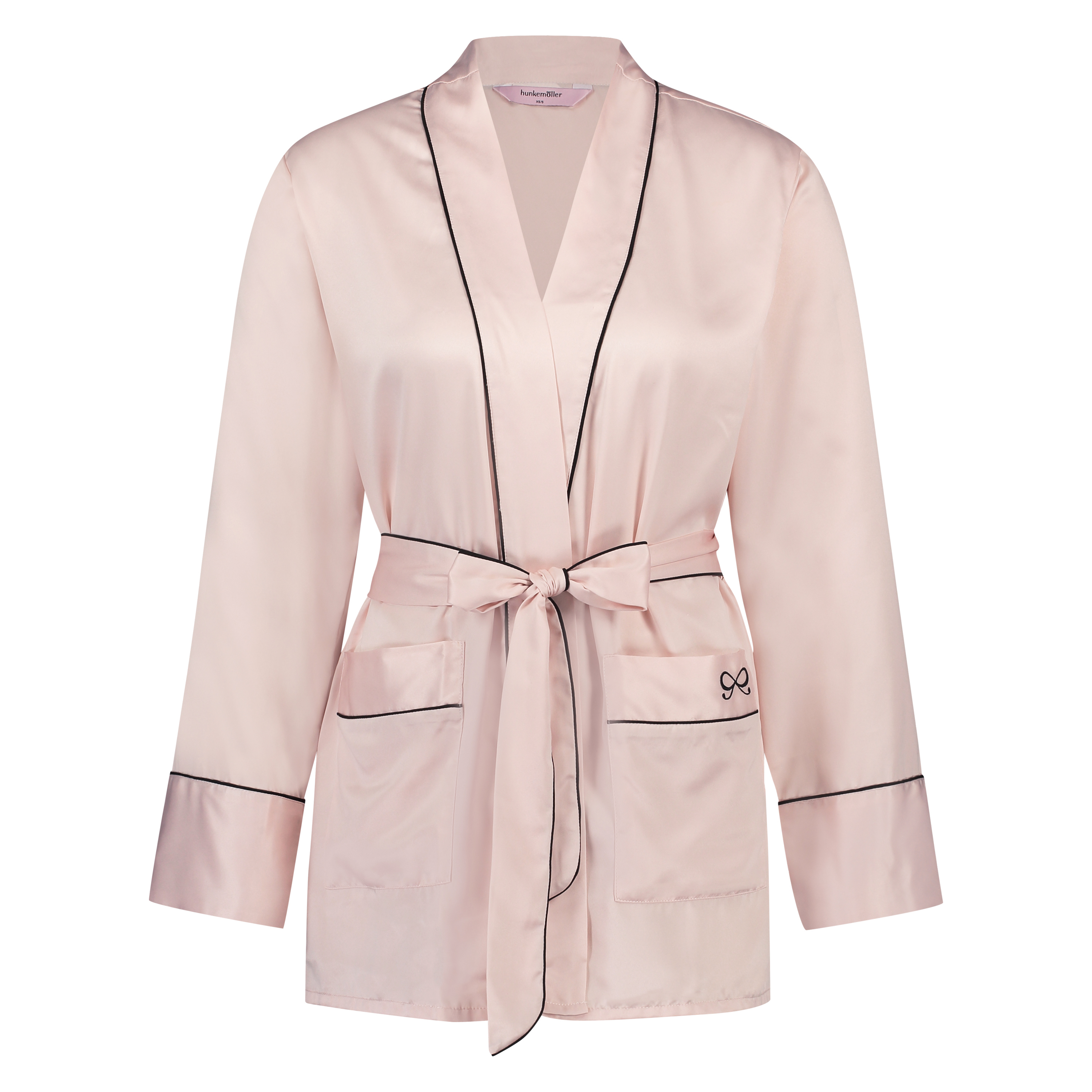 Satin Pyjama Jacket, Pink, main