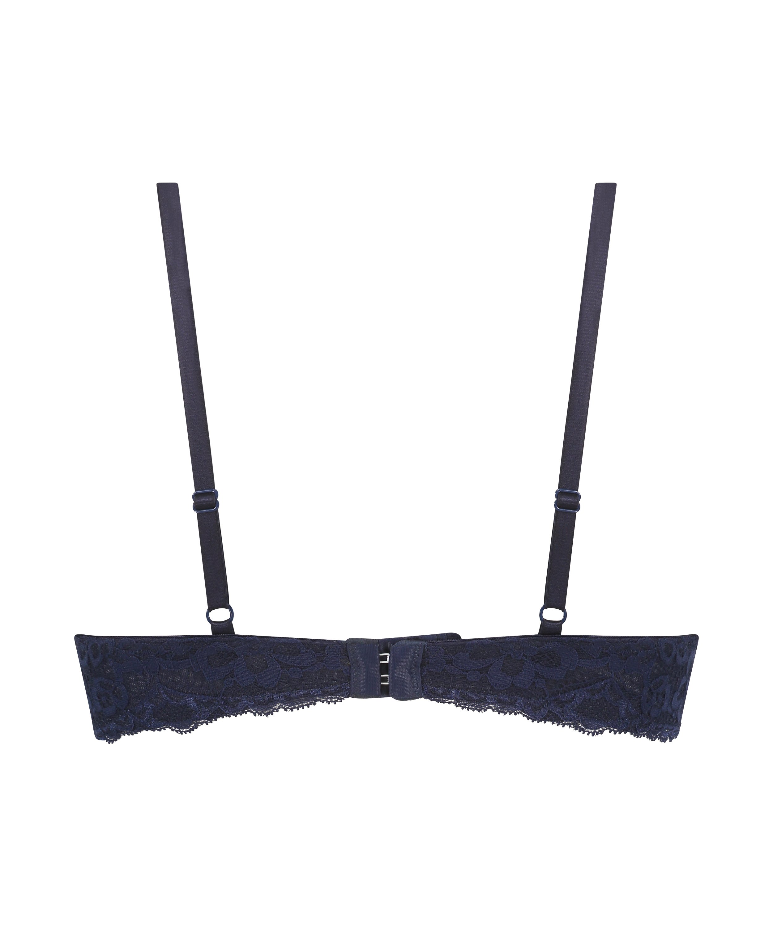 Marine Padded Underwired Push-Up Bra, Blue, main