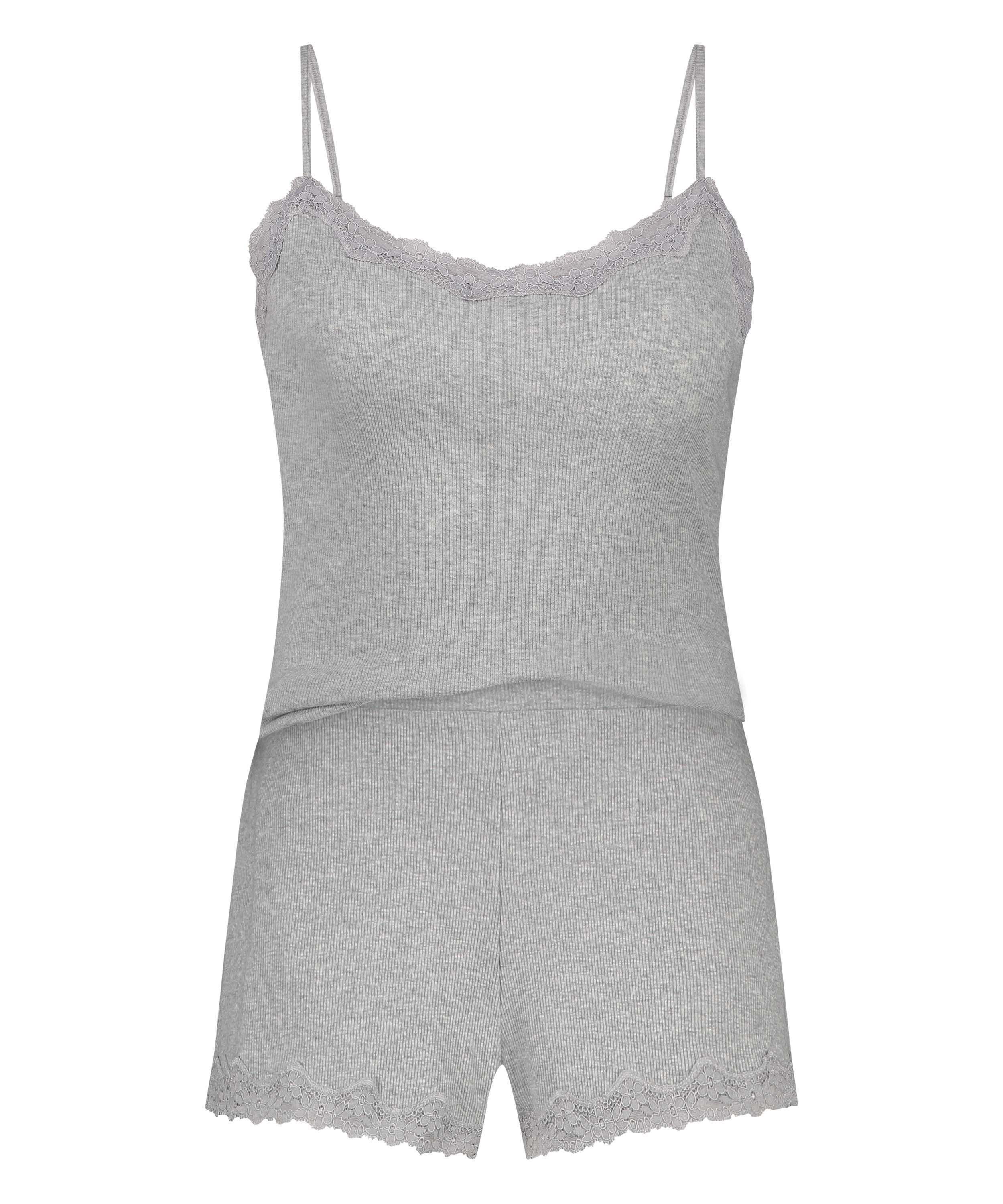 Cami Short Pyjama Set, Grey