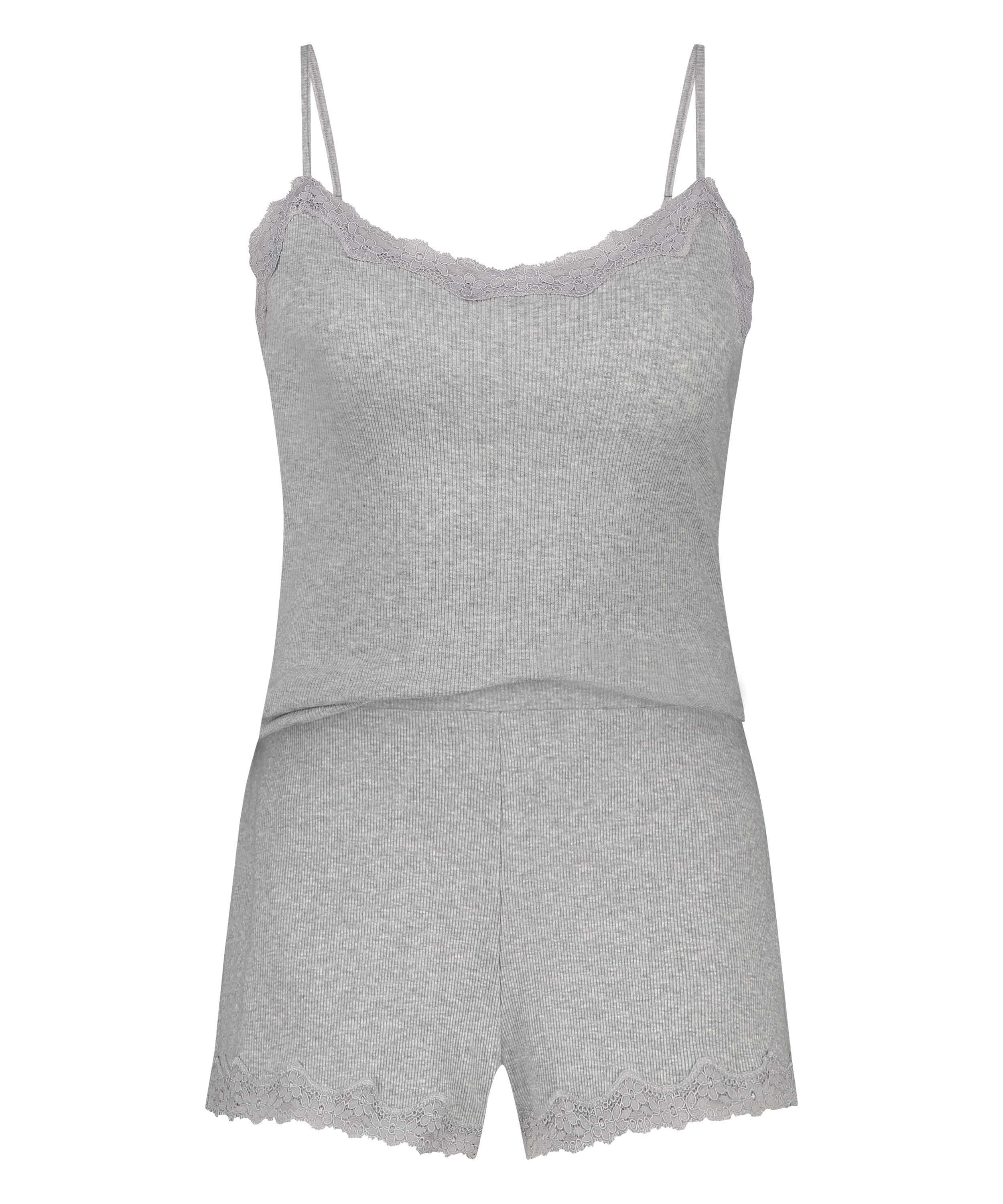 Cami Short Pyjama Set, Grey, main