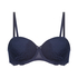 Tracey Padded Strapless Underwired Bra, Blue