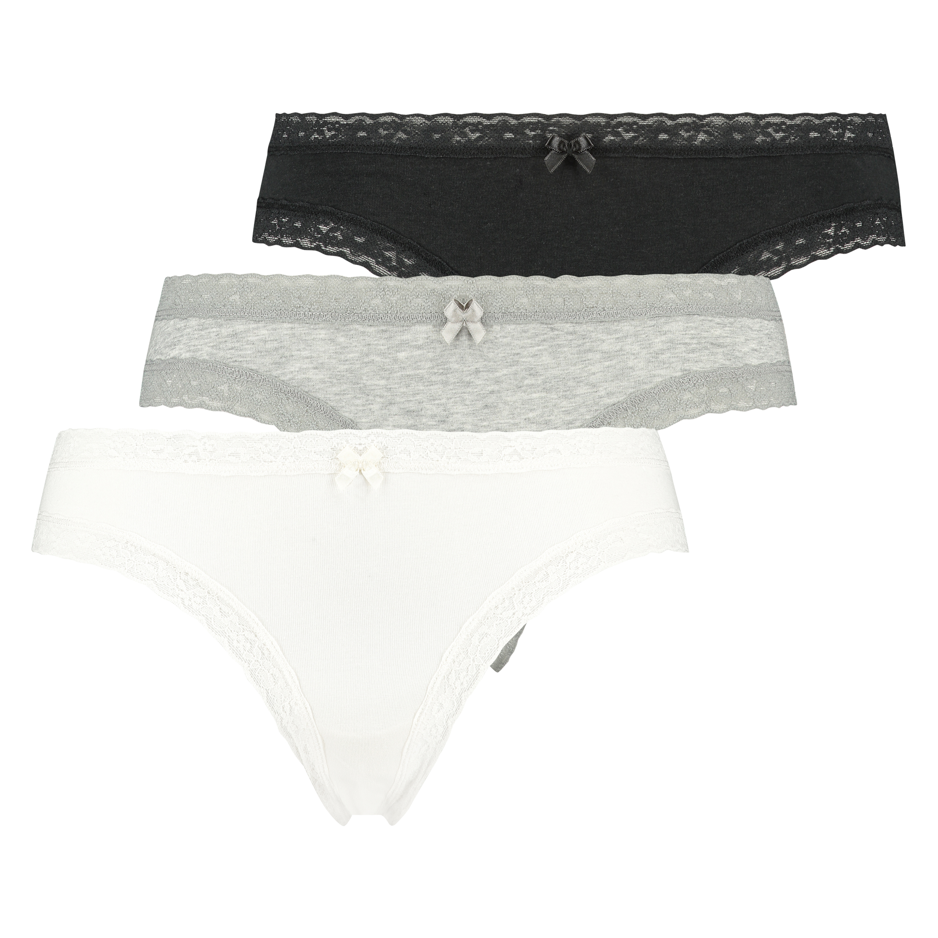 3Pack Brazilian Knickers cotton for £0.0 All Knickers Hunkemöller