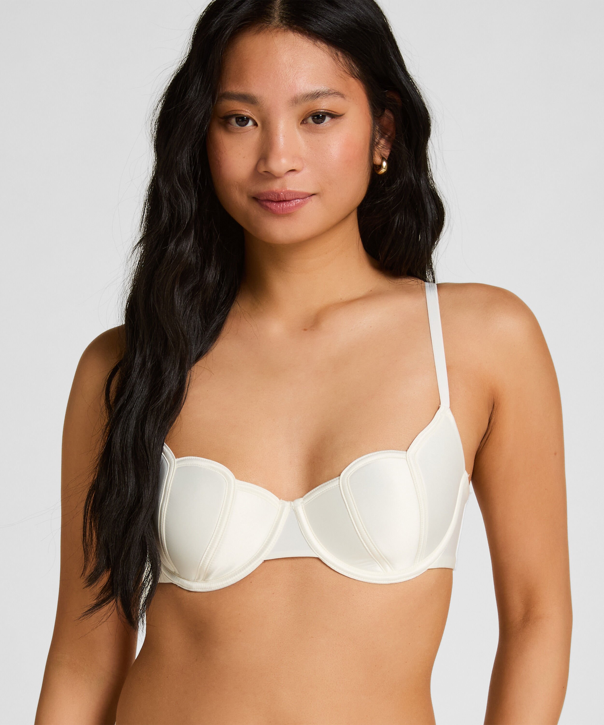 Padded Underwired Bra Britt, White