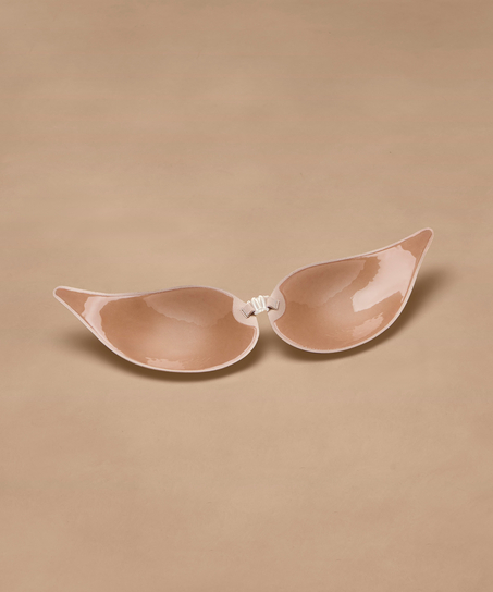 Adhesive bra Plunge, Beige