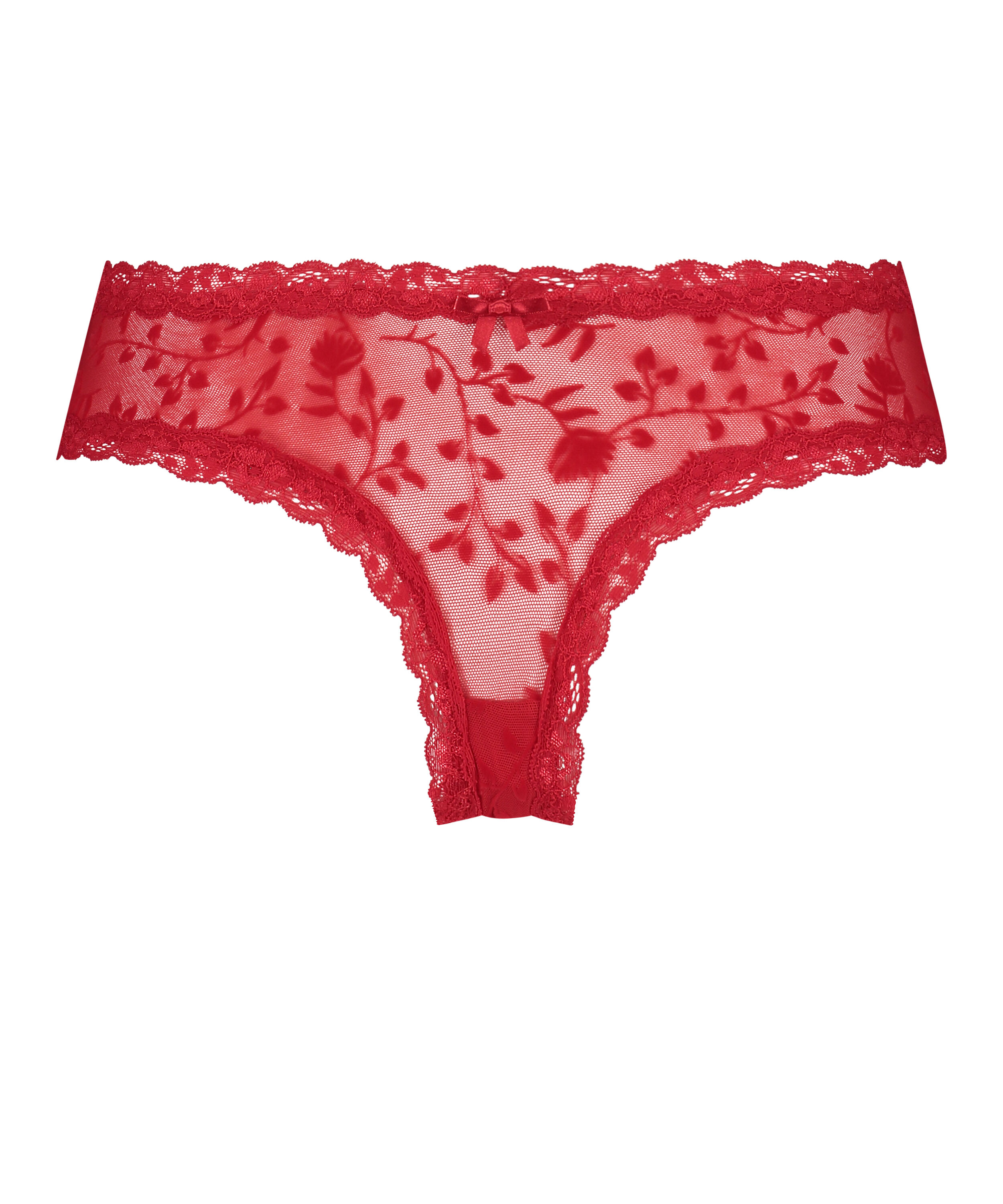 V-shape Mesh Brazilian, Red
