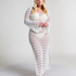 Crochet Maxi Dress, White