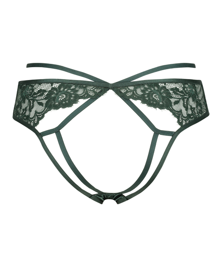 Iggy Open Crotch Brazilian, Green