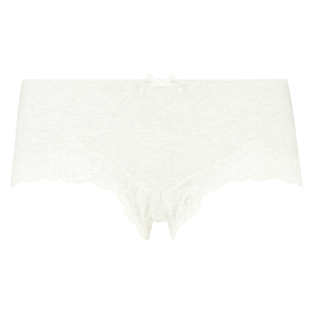 Secret Lace boxers cotton, Grey