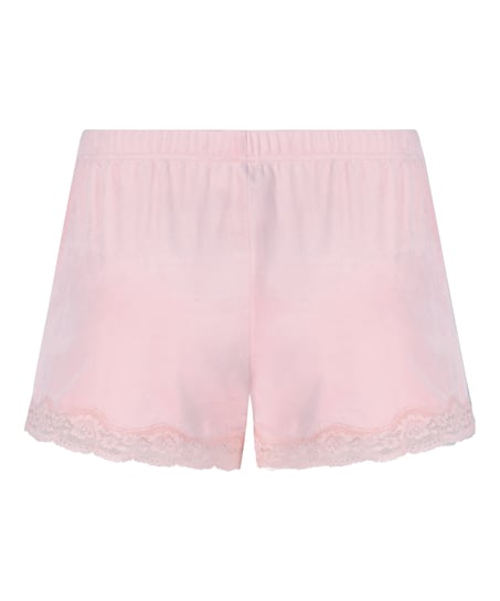 Short Velours Lace, Pink