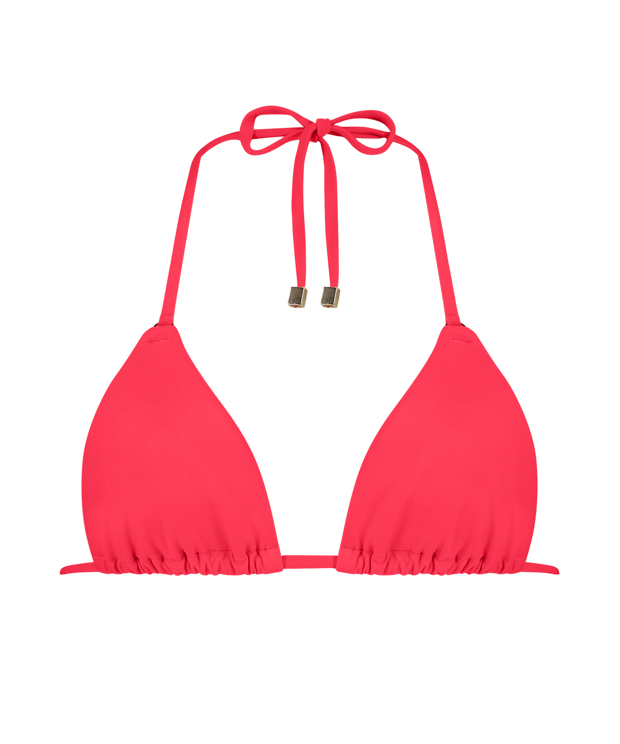 Doha triangle bikini top, Red, main