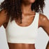 Dianne Scoop Bralette, White