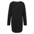 Round Neck Nightshirt, Black