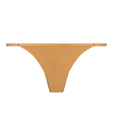 Seamless thong, Beige
