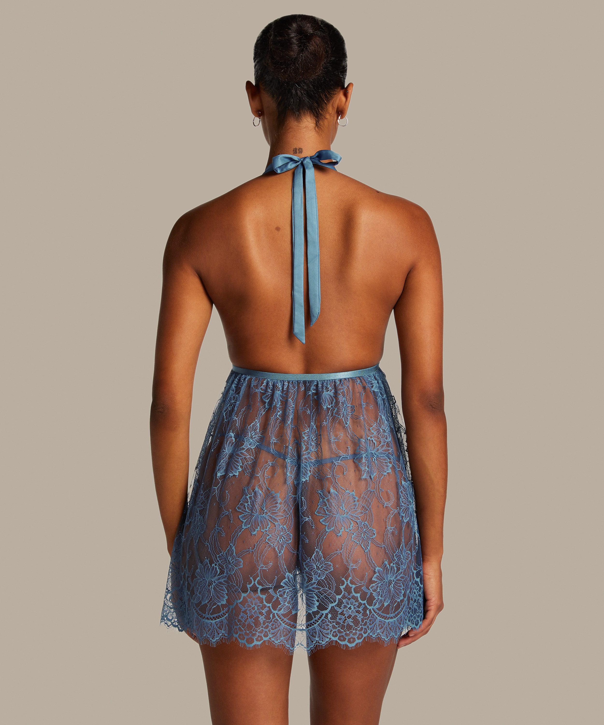 Magdalena Slip Dress, Blue, main