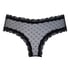 V-shape Mesh Brazilian, Black