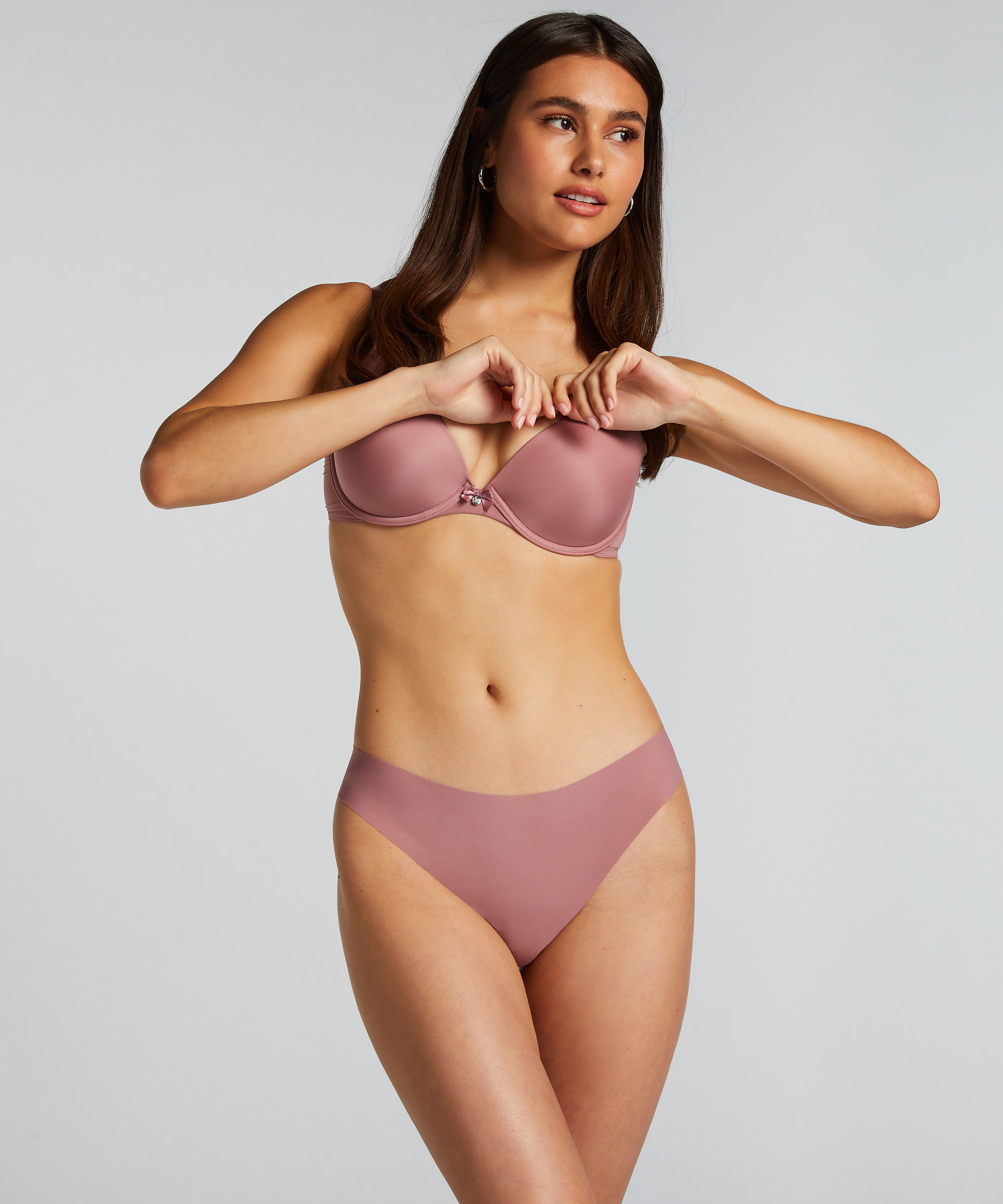 Invisible thong basic, Pink, main