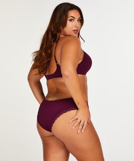 Lola Padded Non-Wired Bra, Purple