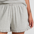 Short Pointelle, Grey