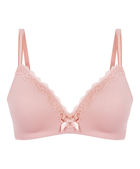 Lola Padded Non-Wired Bra, Pink