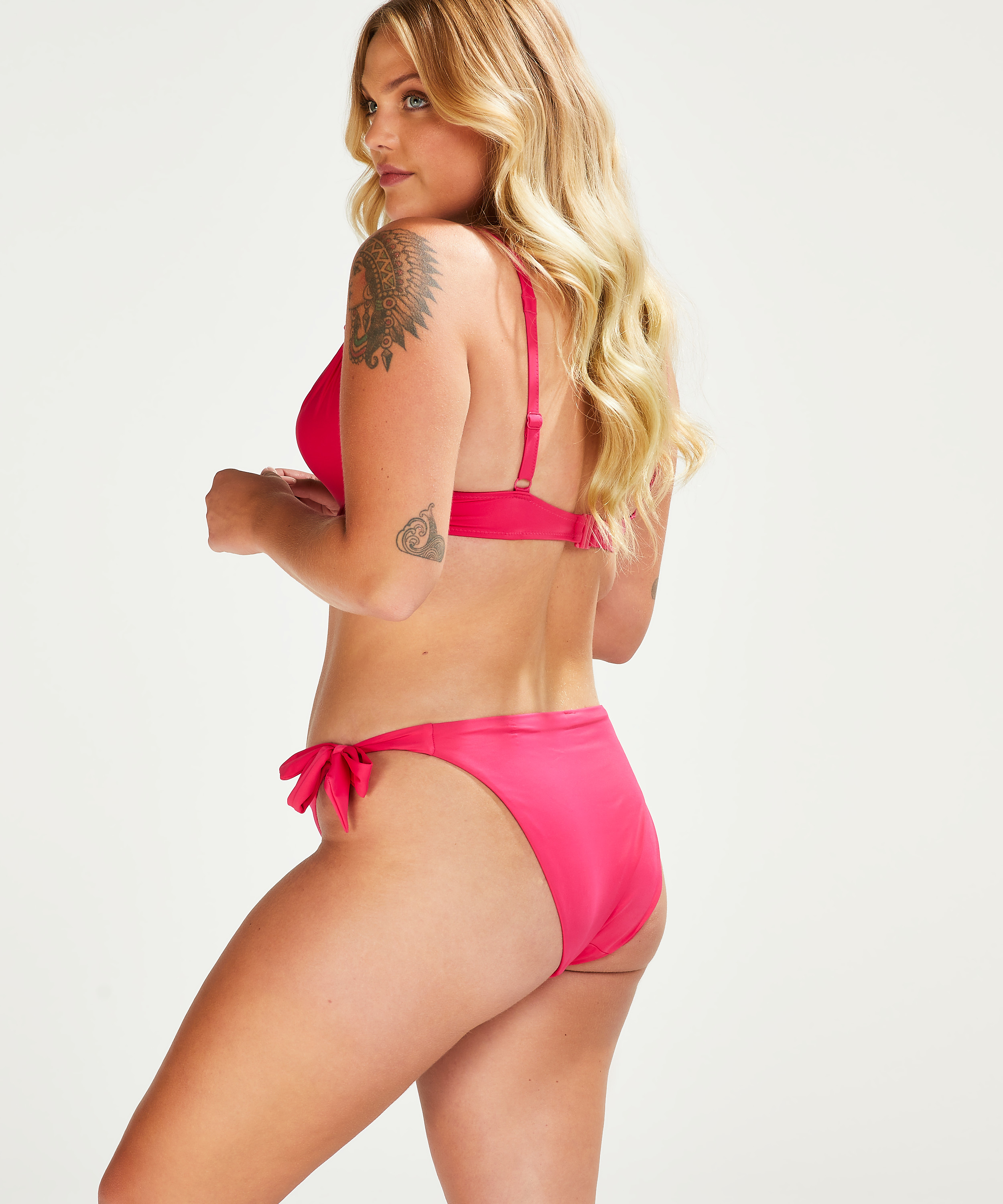 Luxe Rio Bikini Bottoms, Pink, main