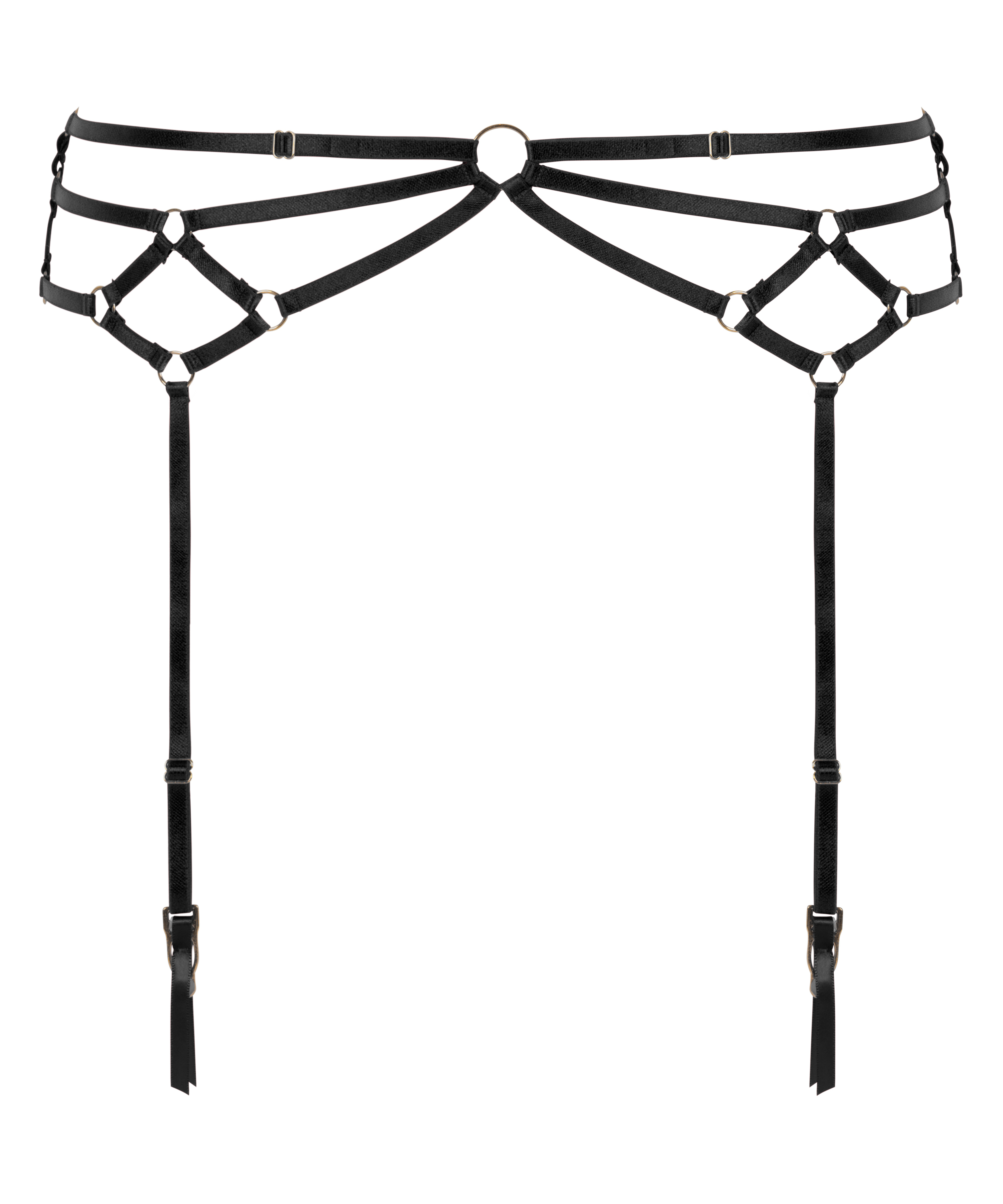 Private Suspender Belt, Black, main