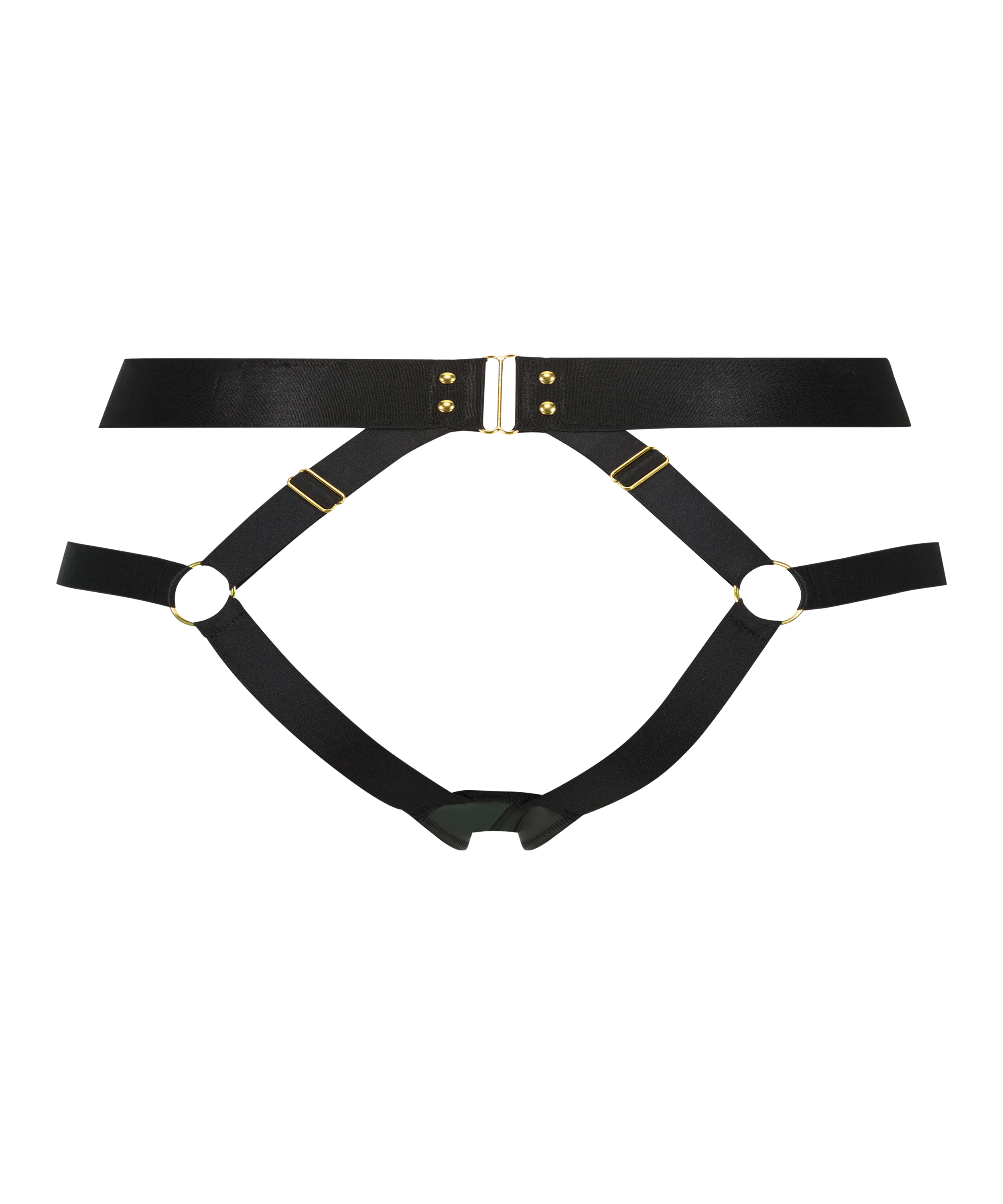 Occult Open Crotch Brazilian, Black, main