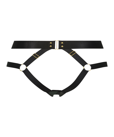 Occult Open Crotch Brazilian, Black