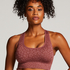 HKMX Seamless Sports Bra, Pink