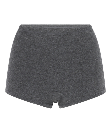 Boyshort Soft Cotton, Grey