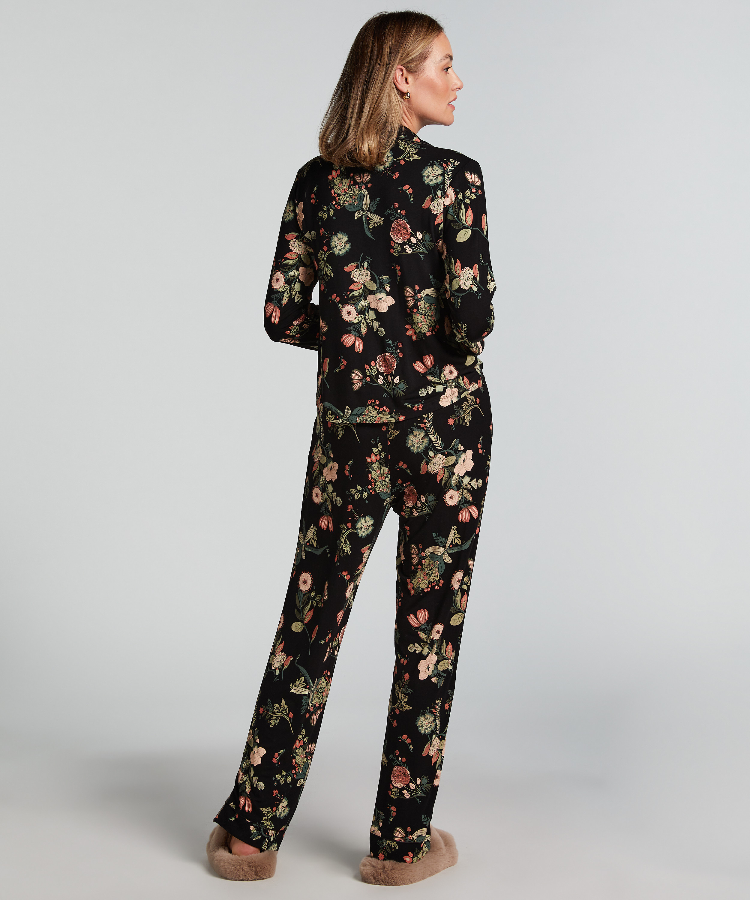 Pajama Set, Black, main