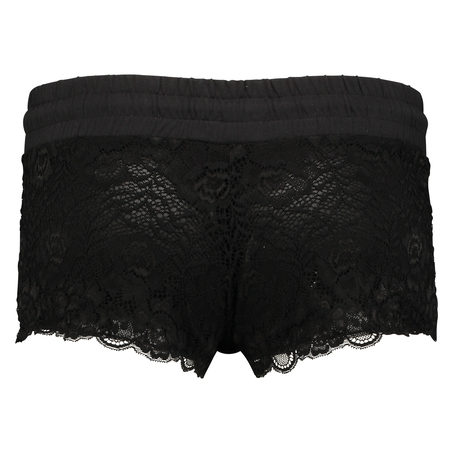 Lace Shorts, Black