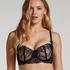 Beau Non-Padded Underwired Bra, Black