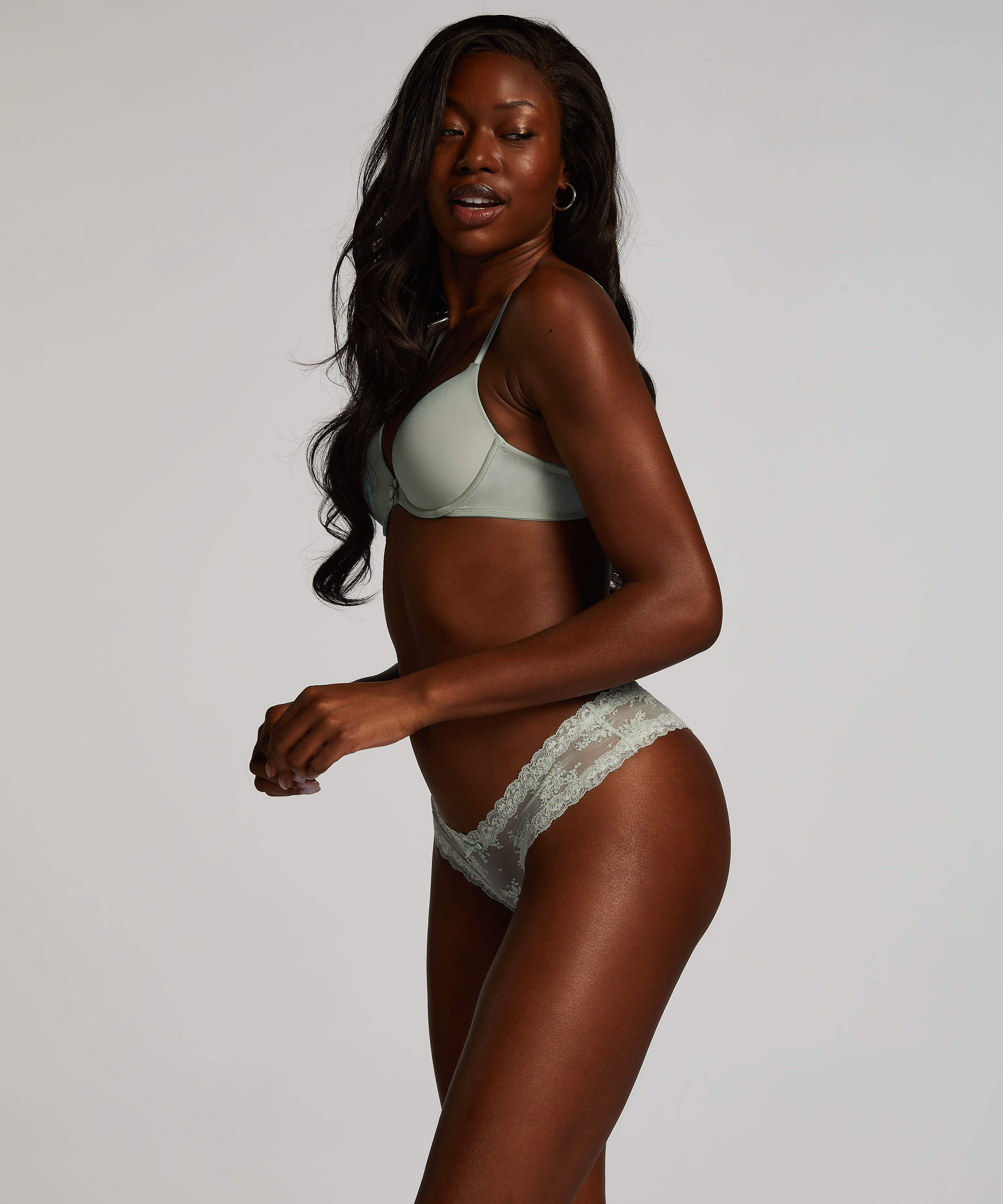 V-shape Mesh Brazilian, Green, main