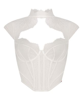 Lace Camille Top, White