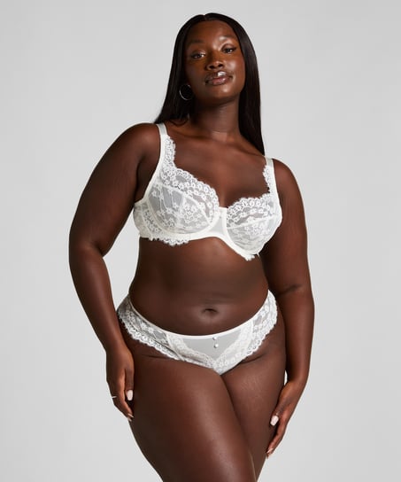 Daisy Non-Padded Underwired Bra, White