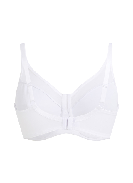Nina Non-Padded Underwired Minimizer Bra, White