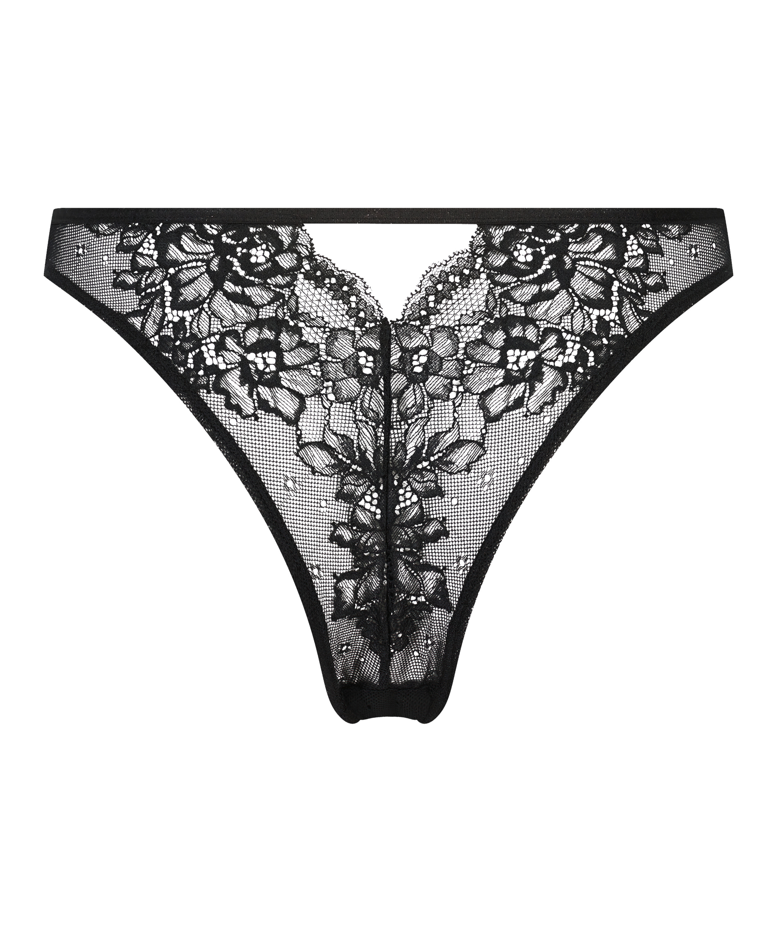 Clara High Leg Brazilian, Black, main