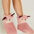 Luna reindeer slippers, Pink