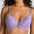 Marine Padded Underwired Push-Up Bra, Purple