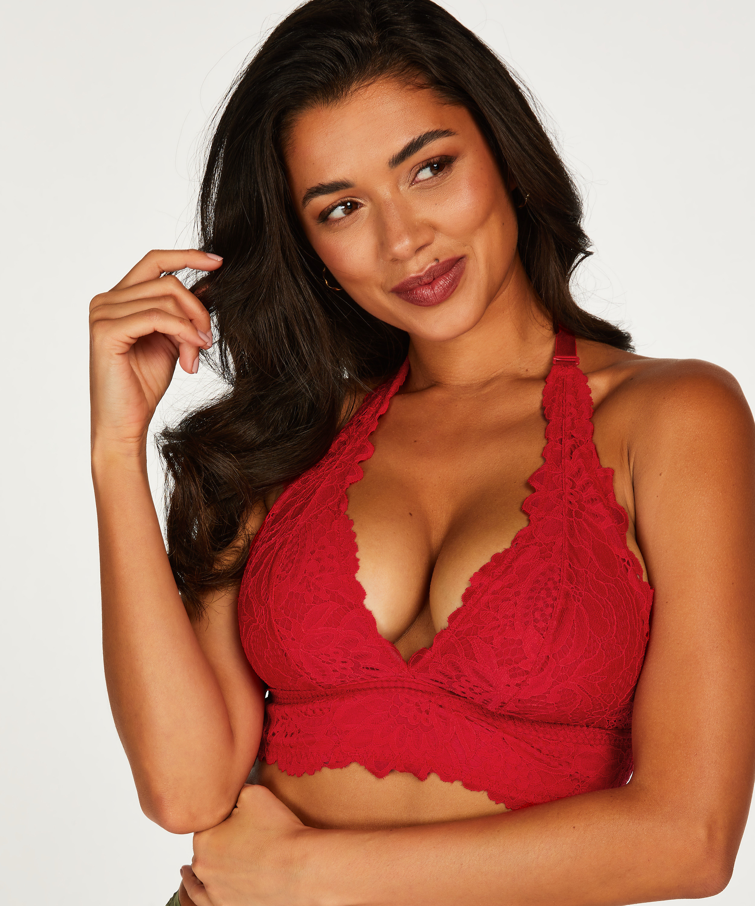 Shiloh Bralette, Red, main