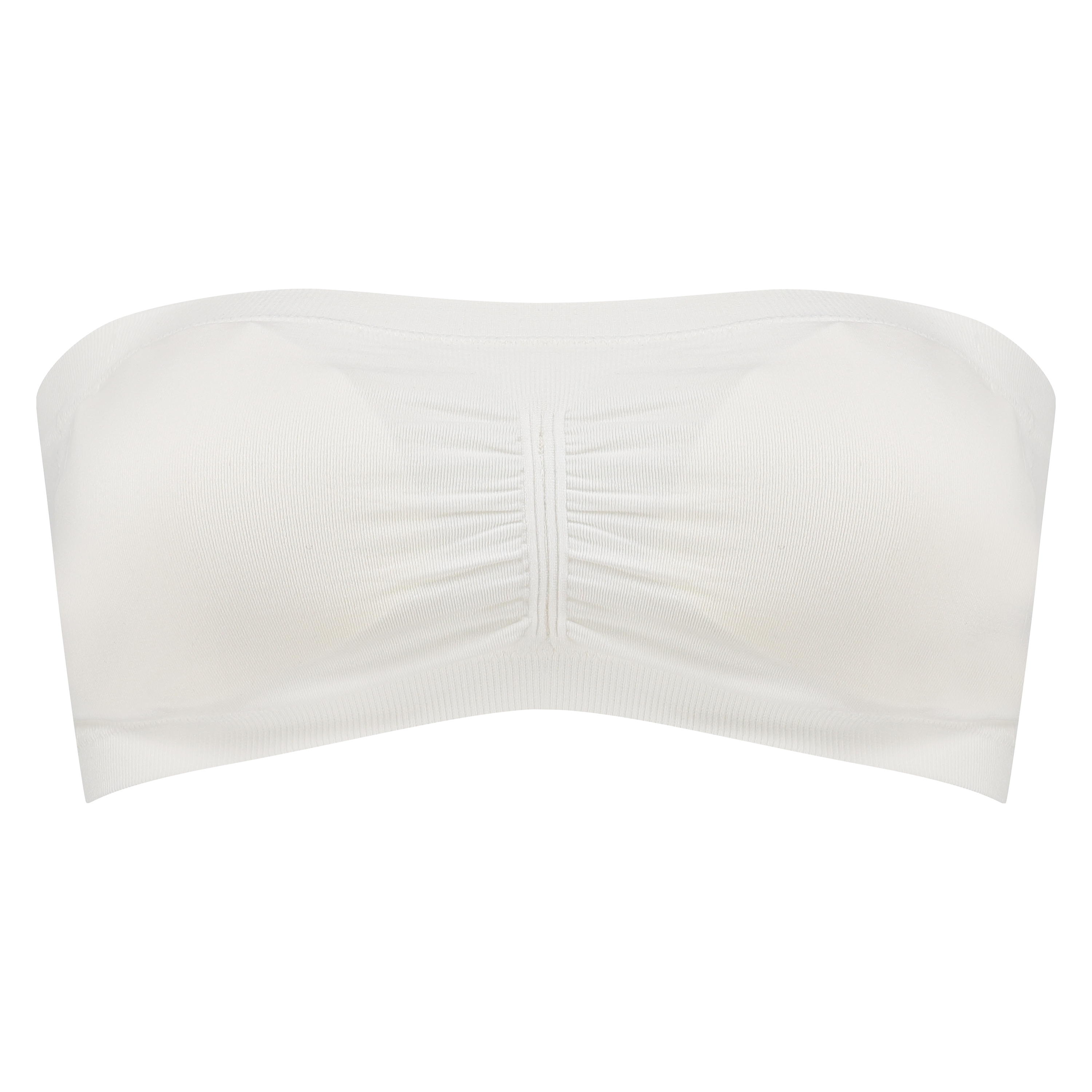 Seamless bandeau top, White, main