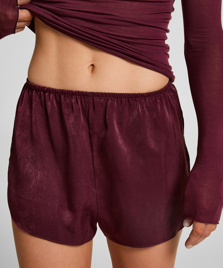 Short Satin Minimal, Purple