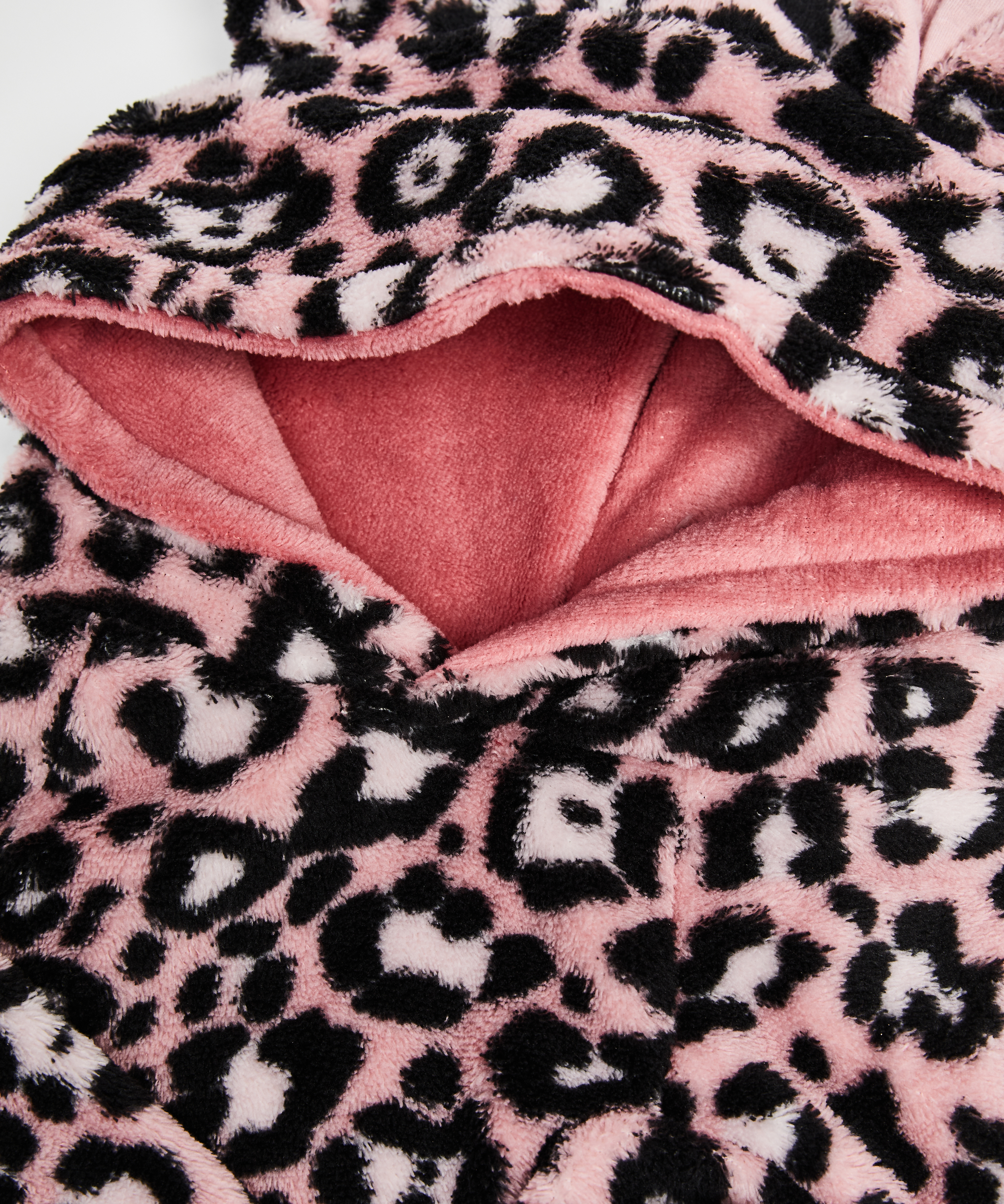 Dog's Fleece Onesie, Pink, main