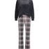 Velvet pyjama set, Grey