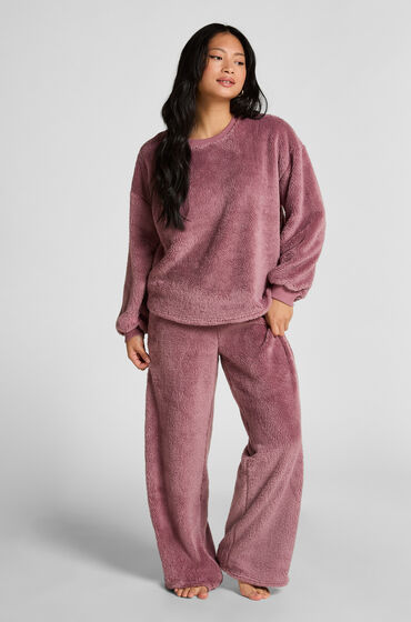 Hunkemöller Pant Fluffy Fleece Pink