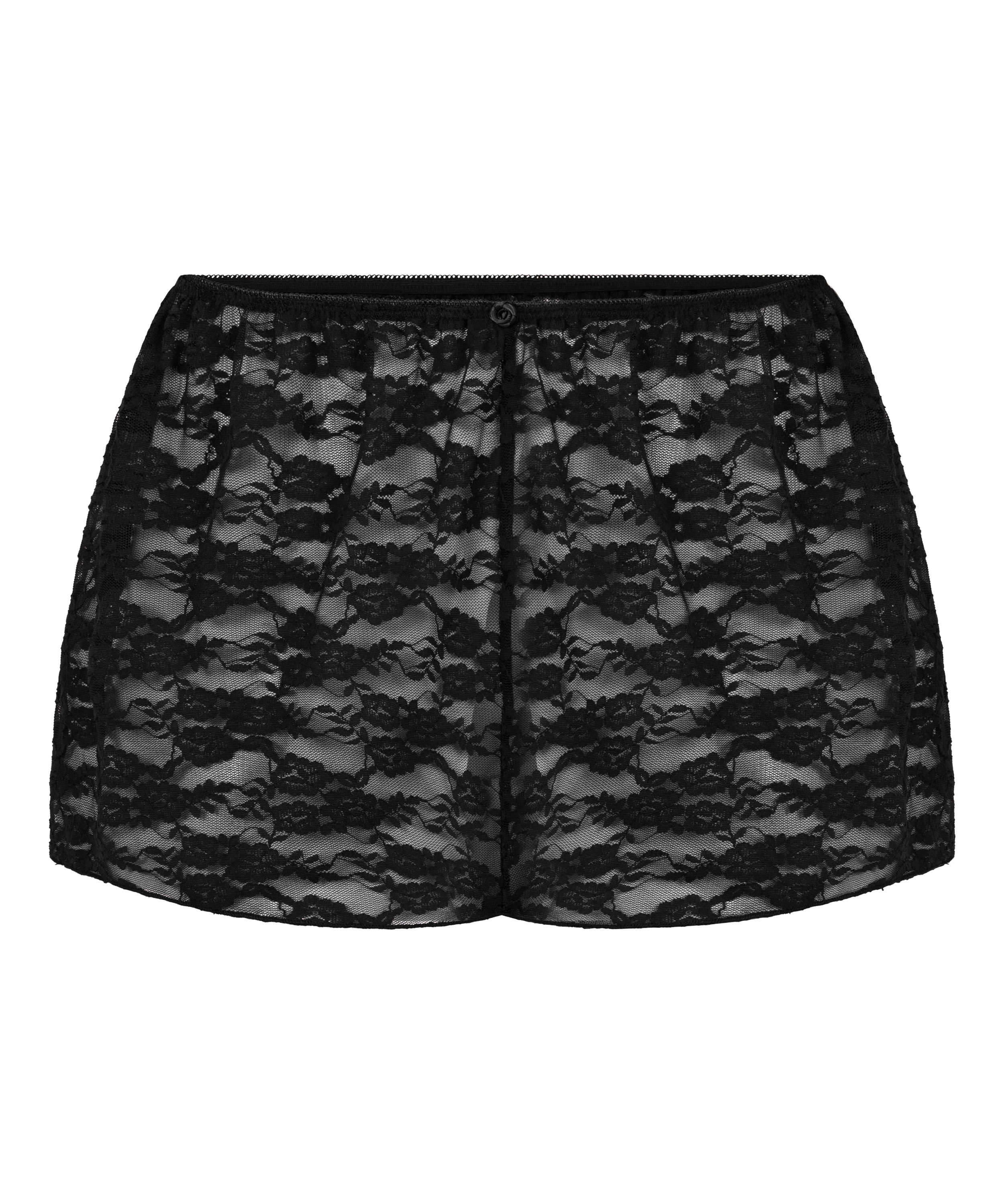Short Allover Lace, Black, main