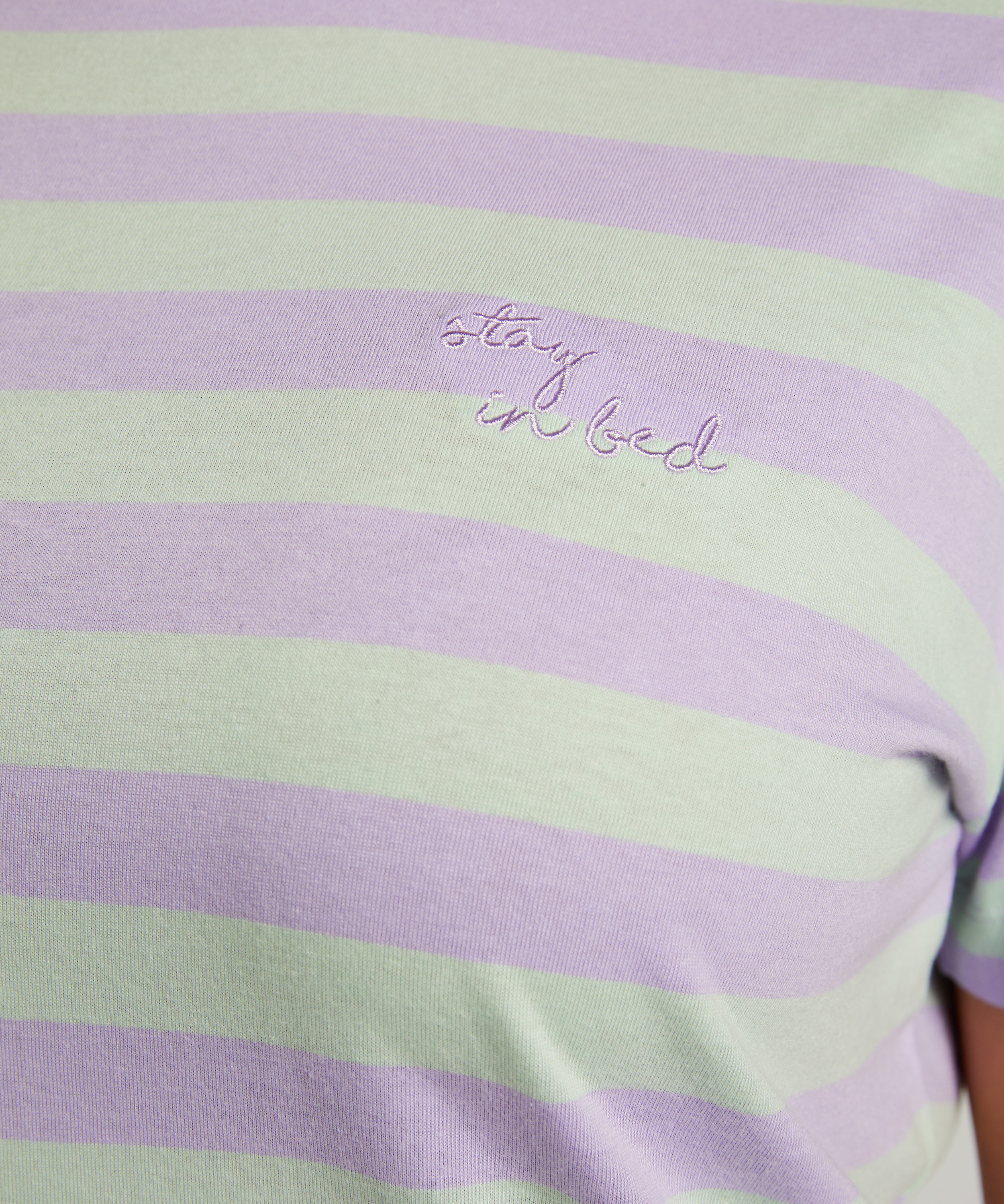 Round Neck Nightshirt, Green, main