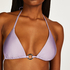 Aruba Triangle Bikini Top, Purple